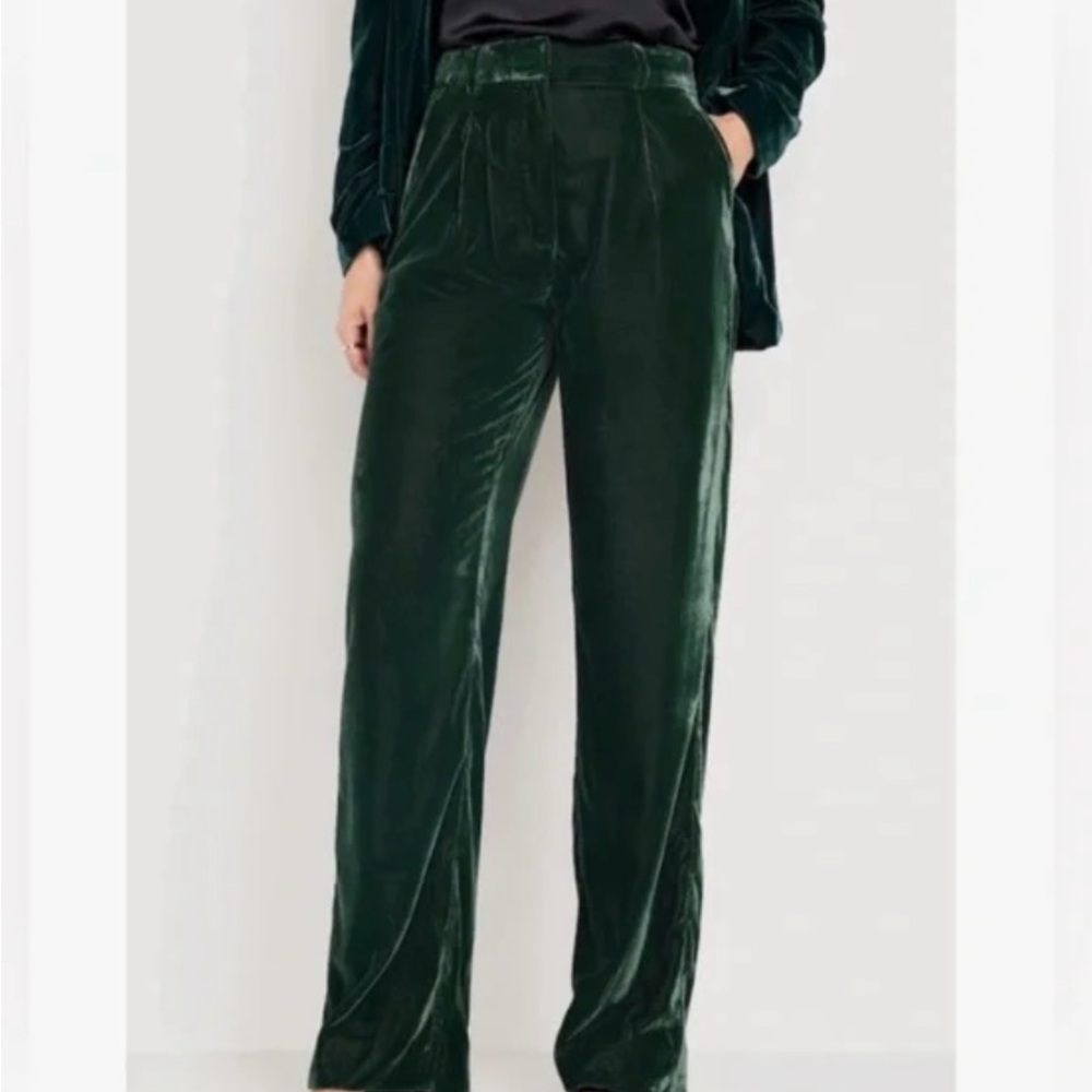 New With Tags Velvet Trouser Pants